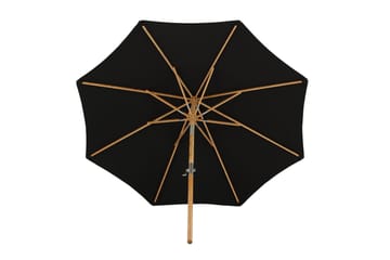 Cerox Parasoll 270 cm - Svart - Hagemøbler - Solbeskyttelse - Parasoller