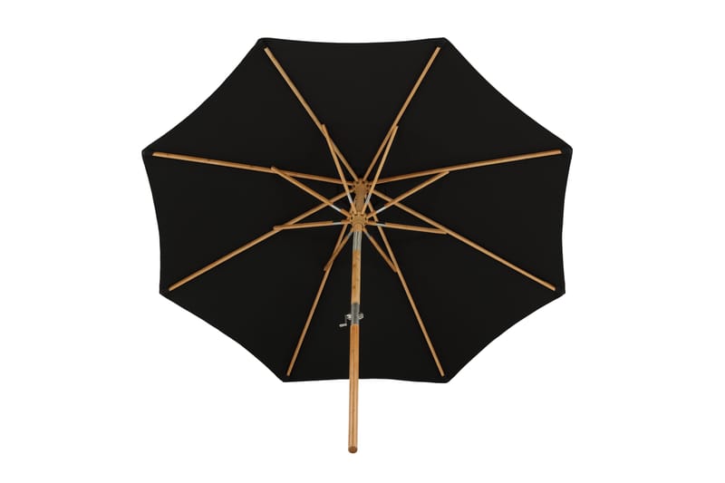 Cerox Parasoll 270 cm - Svart - Hagemøbler - Solbeskyttelse - Parasoller