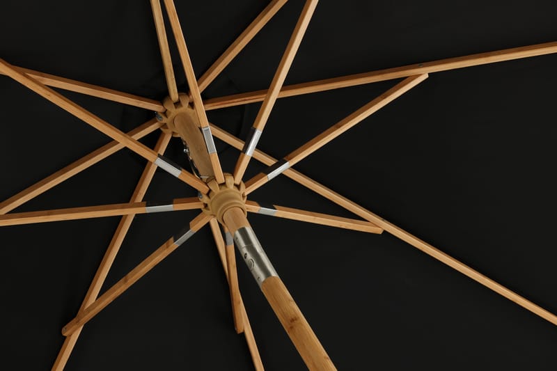 Cerox Parasoll 270 cm - Svart - Hagemøbler - Solbeskyttelse - Parasoller