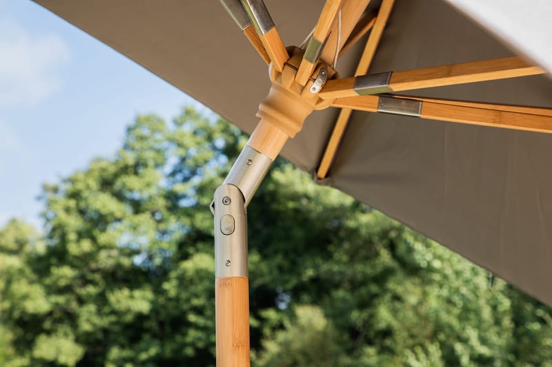 Cerox Parasoll 270 cm - Grå - Hagemøbler - Solbeskyttelse - Parasoller