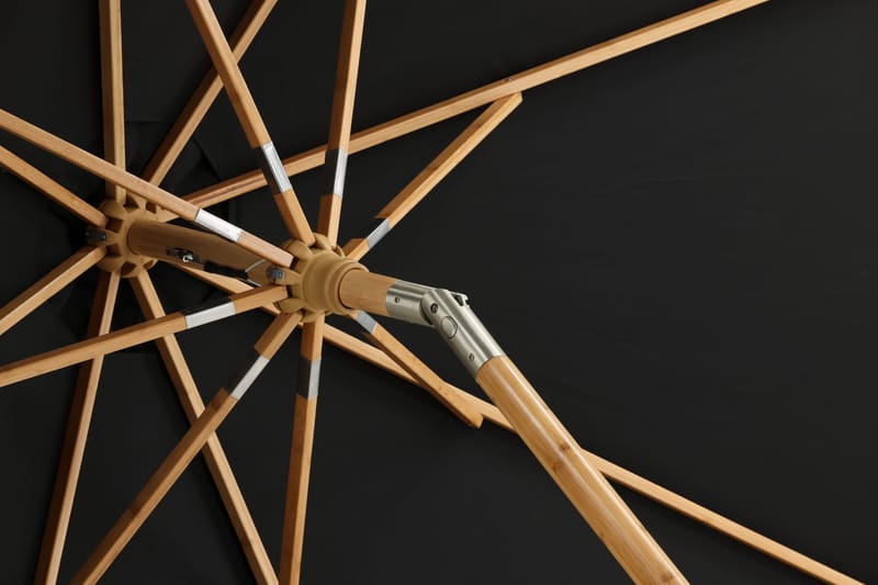 Cerox Parasoll 270 cm - Svart - Hagemøbler - Solbeskyttelse - Parasoller