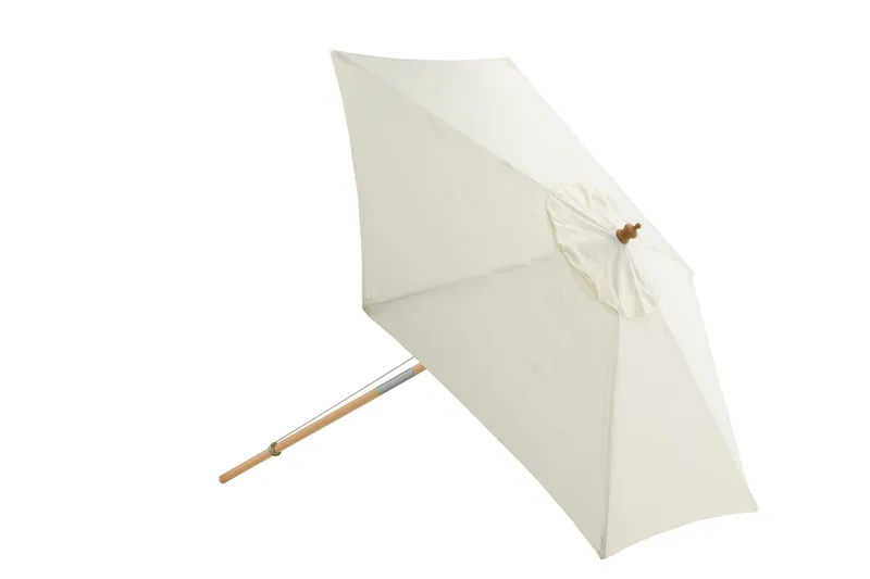 Corypho Parasoll 250 cm - Hvit - Hagemøbler - Solbeskyttelse - Parasoller