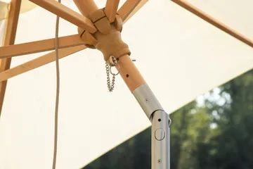 Corypho Parasoll 250 cm - Hvit - Hagemøbler - Solbeskyttelse - Parasoller - Hengeparasoll
