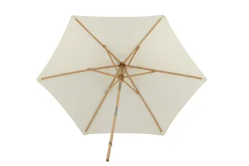 Corypho Parasoll 250 cm - Hvit - Hagemøbler - Solbeskyttelse - Parasoller - Hengeparasoll
