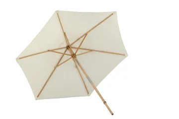 Corypho Parasoll 250 cm - Hvit - Hagemøbler - Solbeskyttelse - Parasoller - Hengeparasoll