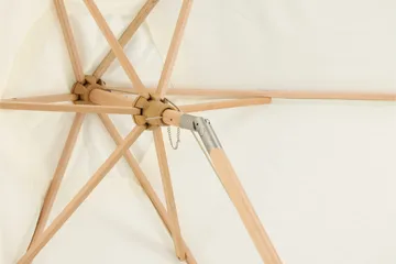 Corypho Parasoll 250 cm - Hvit - Hagemøbler - Solbeskyttelse - Parasoller - Hengeparasoll