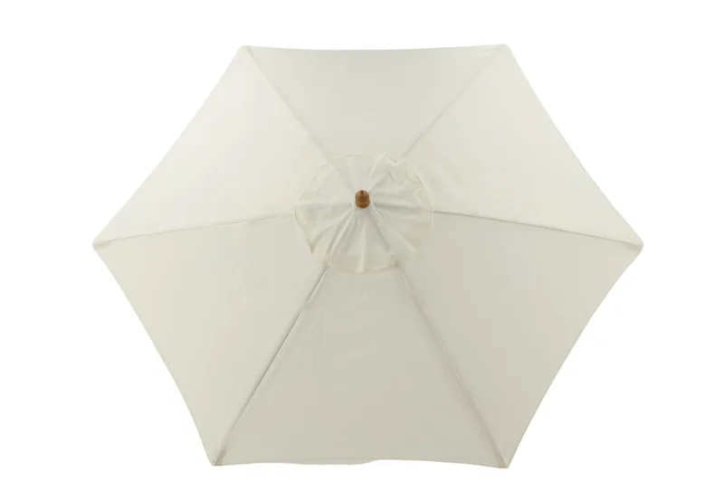 Corypho Parasoll 250 cm - Hvit - Hagemøbler - Solbeskyttelse - Parasoller