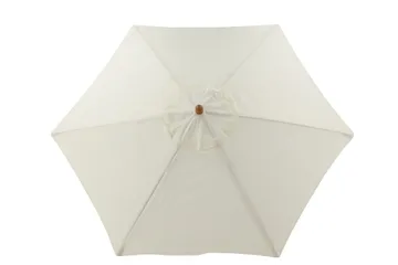 Corypho Parasoll 250 cm - Hvit - Hagemøbler - Solbeskyttelse - Parasoller - Hengeparasoll