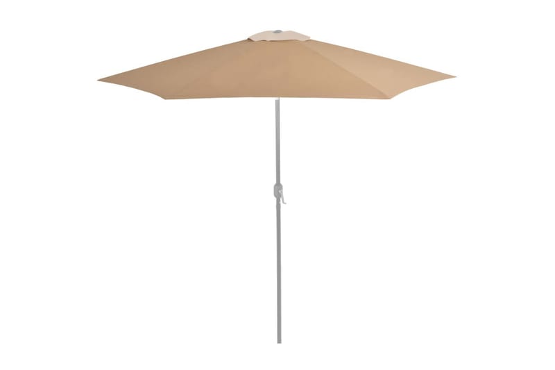 Erstatningsstoff for hageparasoll gråbrun 300 cm - Hagemøbler - Solbeskyttelse - Parasoller