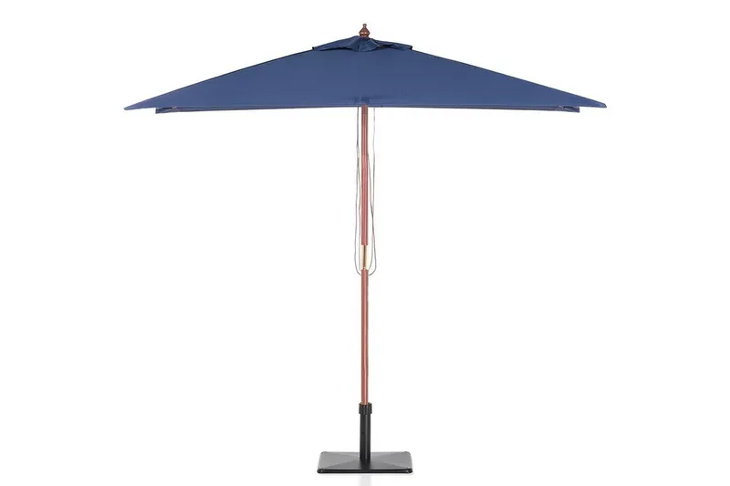 Flamenco Parasoll 244 cm - Blå - Hagemøbler - Solbeskyttelse - Parasoller - Balkongparasoll