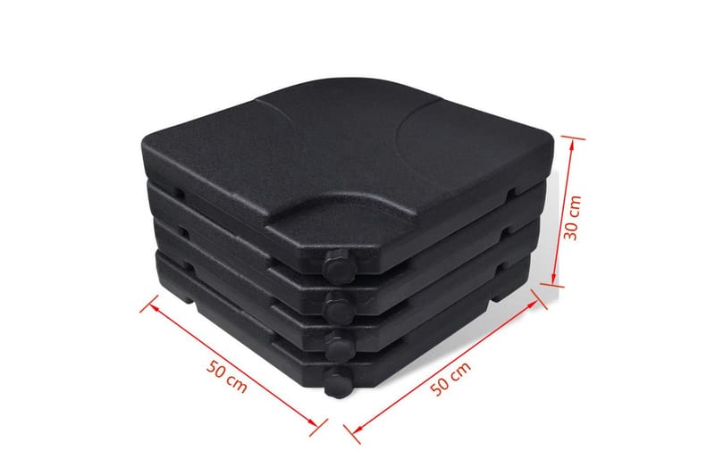 Flyttbar Parasoll Base Sand/ Vannpåfylling 60 L - Hagemøbler - Solbeskyttelse - Parasoller