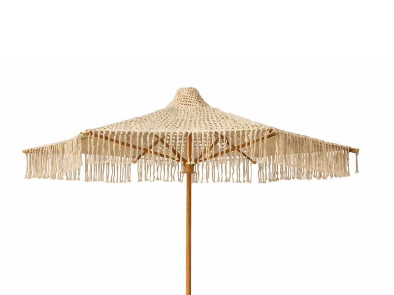 Hillerstorp Alba parasoll 200 cm, Natur