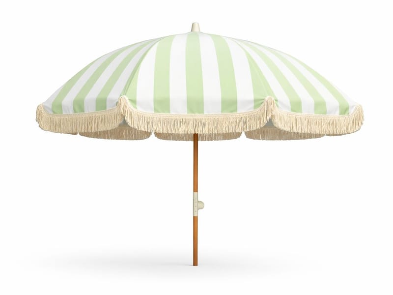Hillerstorp parasoll 200 cm, Grønn/hvit