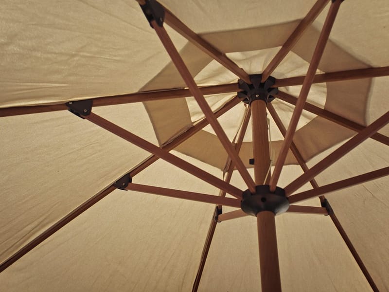 Hillerstorp parasoll 300 cm - Beige - Hagemøbler - Solbeskyttelse - Parasoller - Baliparasoll