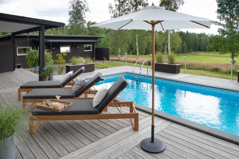 Hillerstorp Parasollfot - Grå - Hagemøbler - Solbeskyttelse - Parasoller - Parasollfot