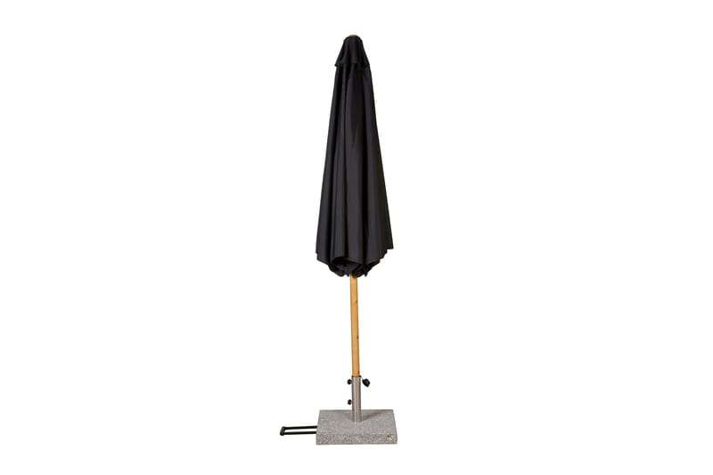 Ixos Parasoll 300 cm Svart/natur - Venture Home - Hagemøbler - Solbeskyttelse - Parasoller