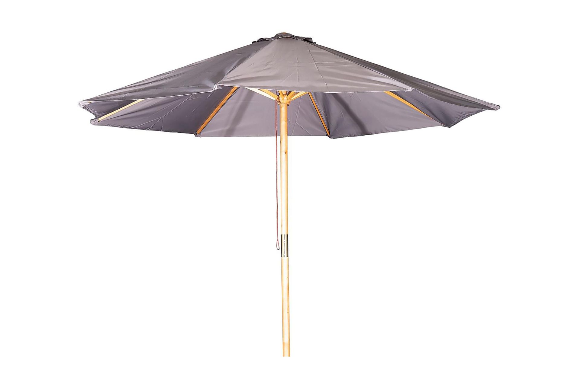 Ixos Parasoll 300 cm - Grå/Natur - Hagemøbler - Solbeskyttelse - Parasoller
