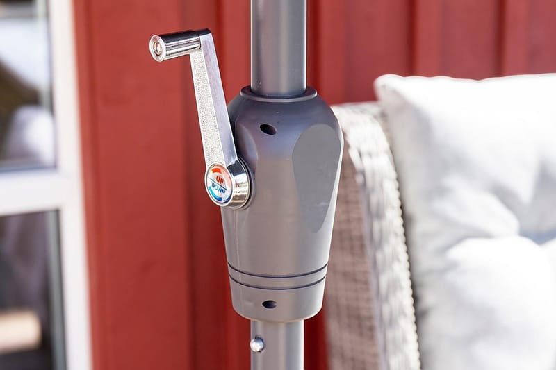 Leeds Parasoll 300 cm Svart - Venture Home - Hagemøbler - Solbeskyttelse - Parasoller