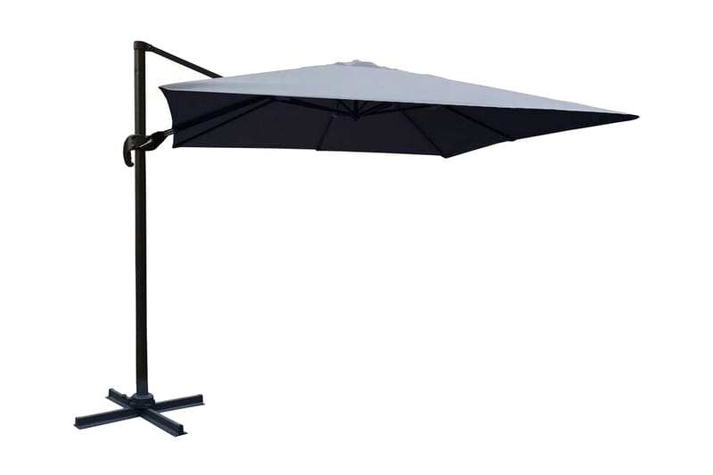 Leeds Parasoll 300 cm Grå - Venture Home - Hagemøbler - Solbeskyttelse - Parasoller