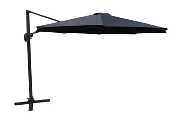 Leeds Parasoll 350 cm - Svart - Hagemøbler - Solbeskyttelse - Parasoller
