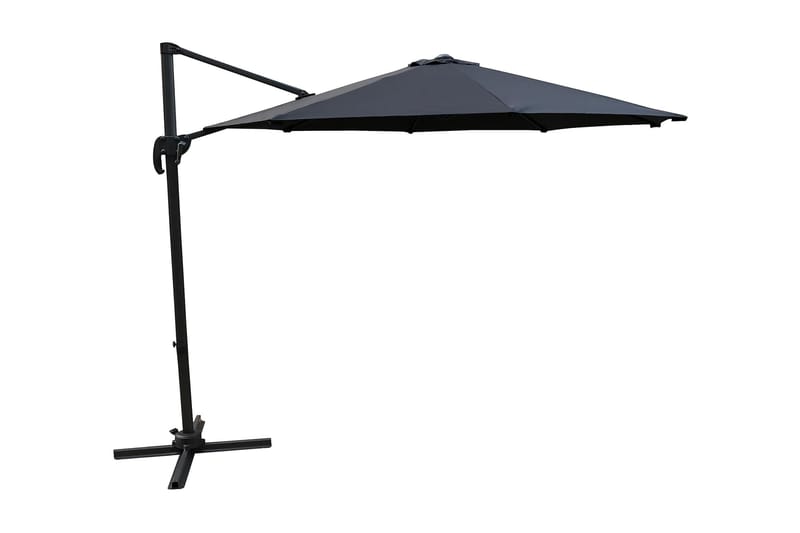 Leeds Parasoll 300 cm Svart - Venture Home - Hagemøbler - Solbeskyttelse - Parasoller