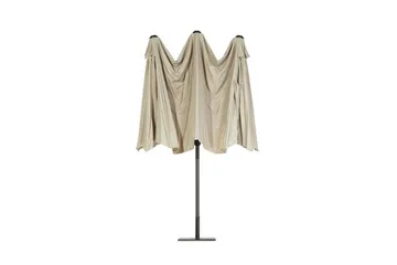 Leppin Parasoll - Beige - Hagemøbler - Solbeskyttelse - Parasoller - Balkongparasoll