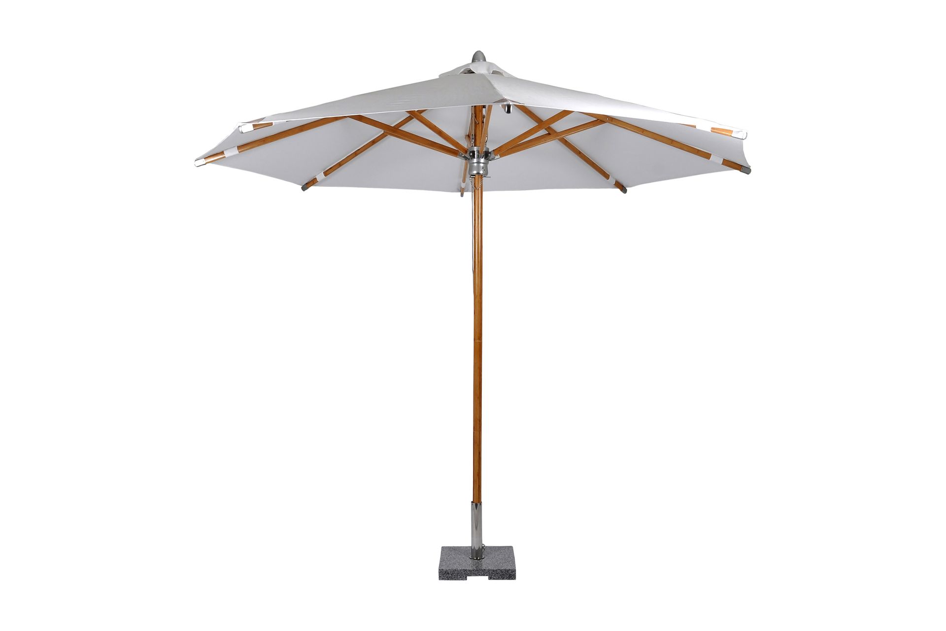Lyon Parasoll 300 cm Olefin Offwhite - Fritab - Hagemøbler - Solbeskyttelse - Parasoller