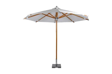 Lyon Parasoll 300 cm Olefin Offwhite - Fritab - Hagemøbler - Solbeskyttelse - Parasoller - Baliparasoll