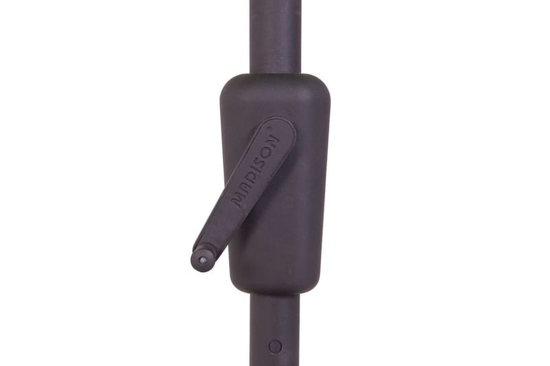 Madison Parasoll Flores 300 cm rund gråbrun PAC2P015 - Hagemøbler - Solbeskyttelse - Parasoller