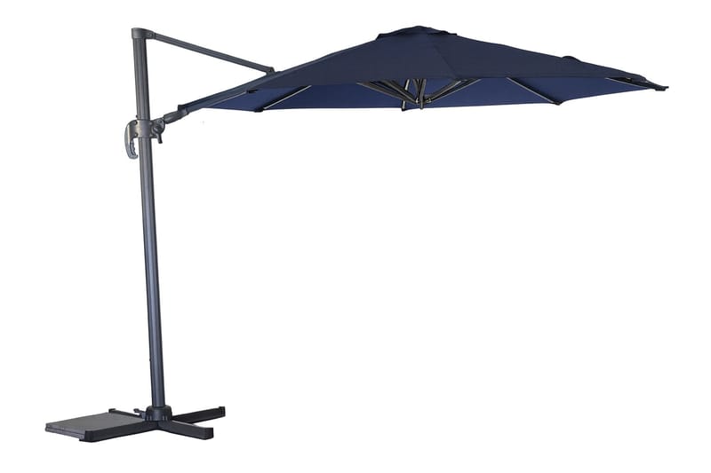 Miami Hageparasoll Frittstående Ø3,5 m, Blå