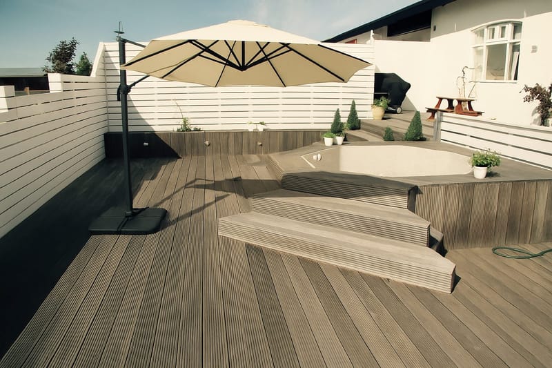 Miami Hageparasoll Frittstående Ø3,5 m - Sand - Hagemøbler - Solbeskyttelse - Parasoller - Hengeparasoll