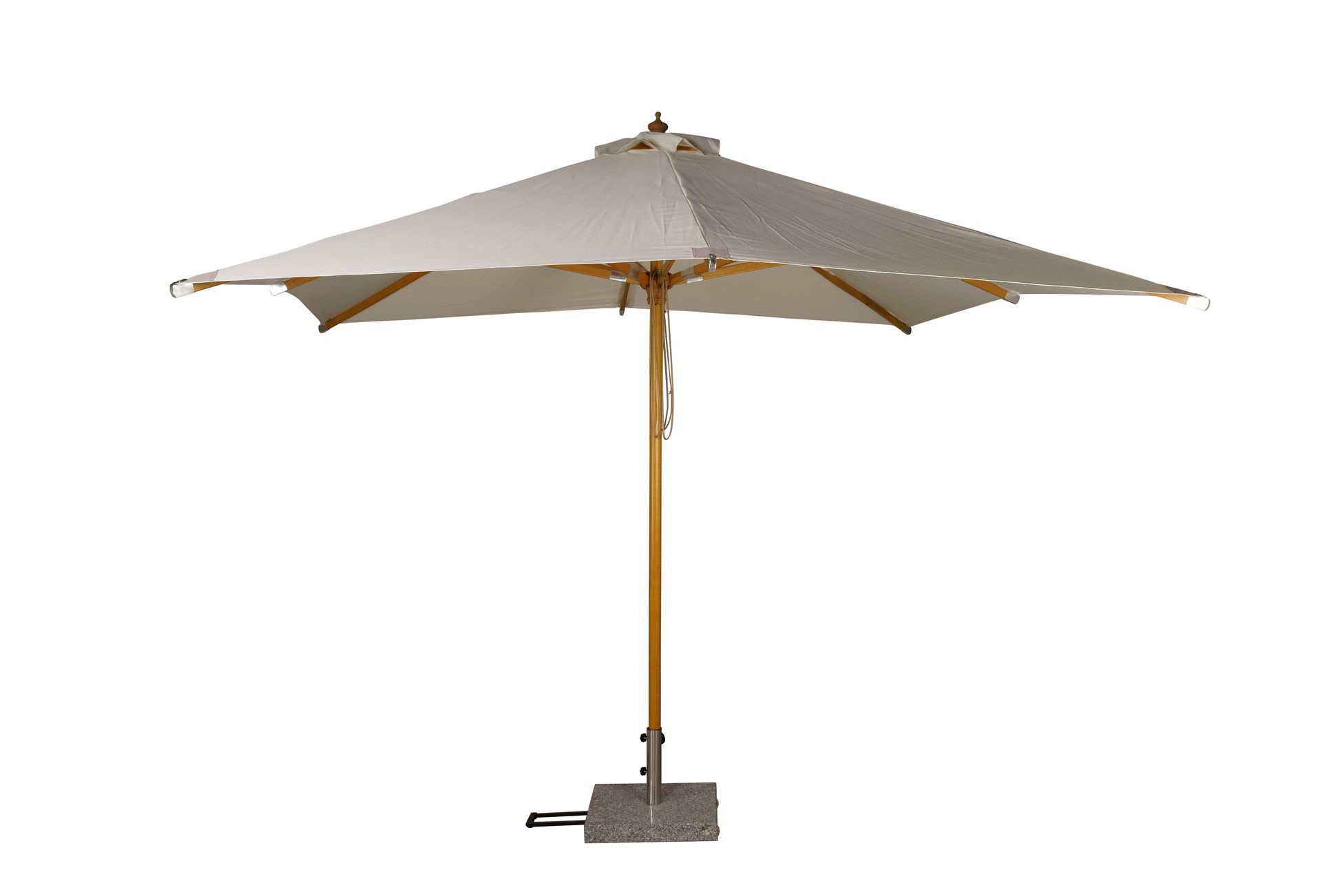 Naxos Parasoll 300 cm - Beige - Hagemøbler - Solbeskyttelse - Parasoller