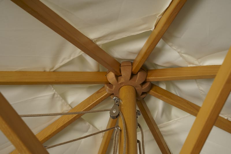 Naxos Parasoll 300 cm - Beige - Hagemøbler - Solbeskyttelse - Parasoller