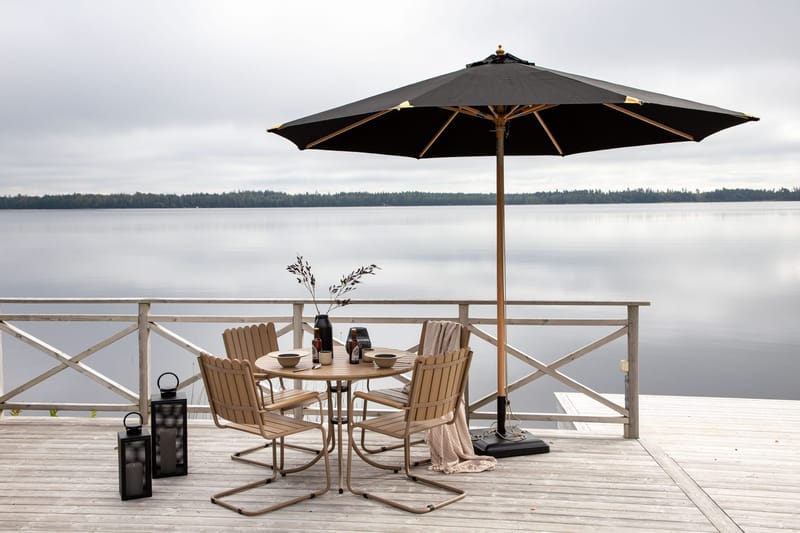 Nypo Parasoll 330 cm - Svart - Hagemøbler - Solbeskyttelse - Parasoller