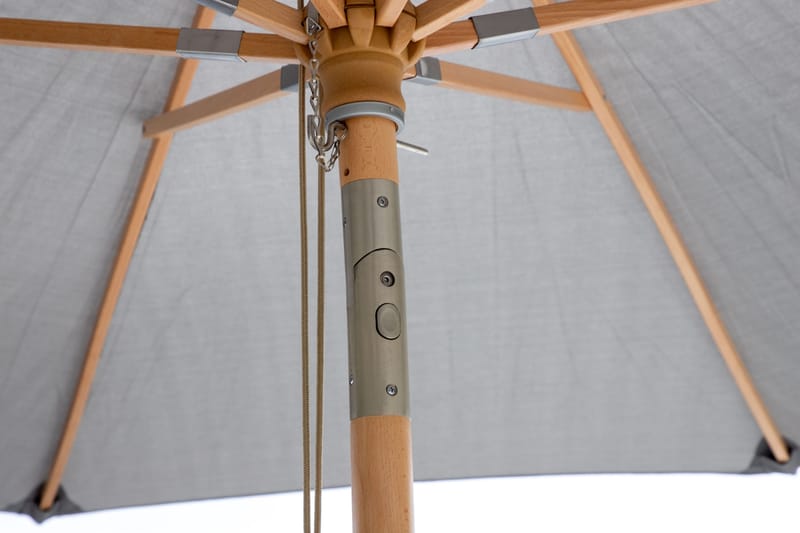 Nypo Parasoll 330 cm - Grå - Hagemøbler - Solbeskyttelse - Parasoller