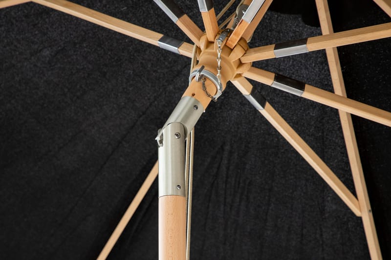 Nypo Parasoll 330 cm - Svart - Hagemøbler - Solbeskyttelse - Parasoller