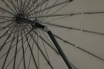 Palmetto Parasoll 270 cm - Grå - Hagemøbler - Solbeskyttelse - Parasoller - Baliparasoll