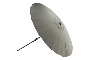 Palmetto Parasoll 270 cm - Grå - Hagemøbler - Solbeskyttelse - Parasoller - Baliparasoll