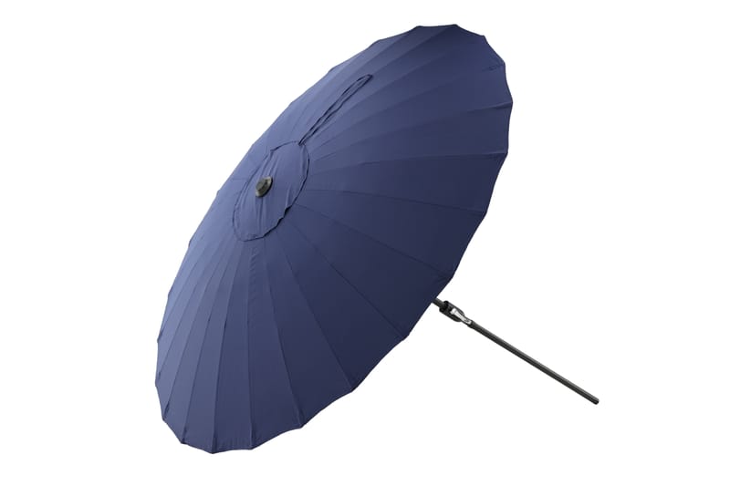 Palmetto Parasoll 270 cm - Blå - Hagemøbler - Solbeskyttelse - Parasoller