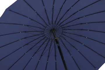 Palmetto Parasoll 270 cm - Blå - Hagemøbler - Solbeskyttelse - Parasoller