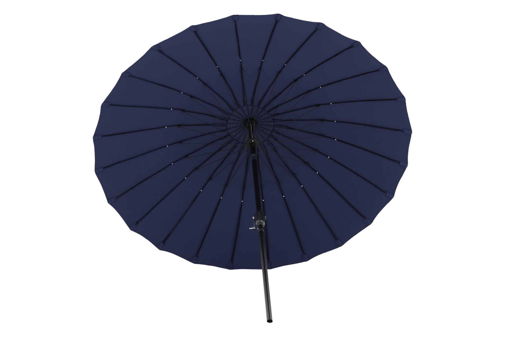 Palmetto Parasoll 270 cm - Blå - Hagemøbler - Solbeskyttelse - Parasoller