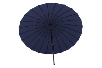 Palmetto Parasoll 270 cm - Blå - Hagemøbler - Solbeskyttelse - Parasoller