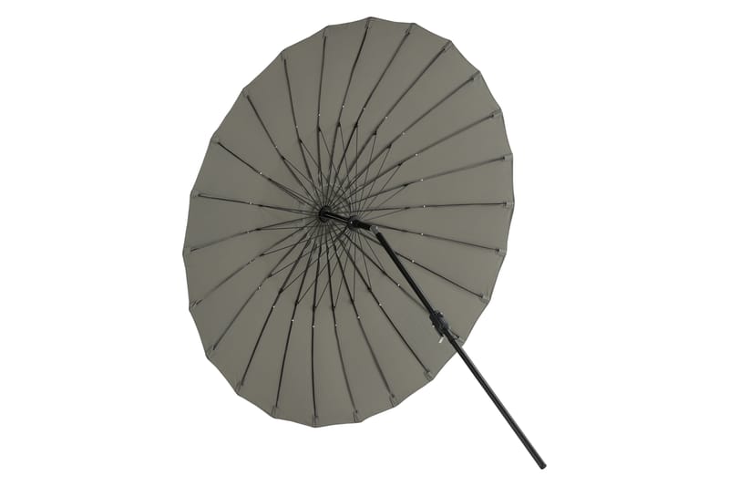 Palmetto Parasoll 270 cm - Grå - Hagemøbler - Solbeskyttelse - Parasoller