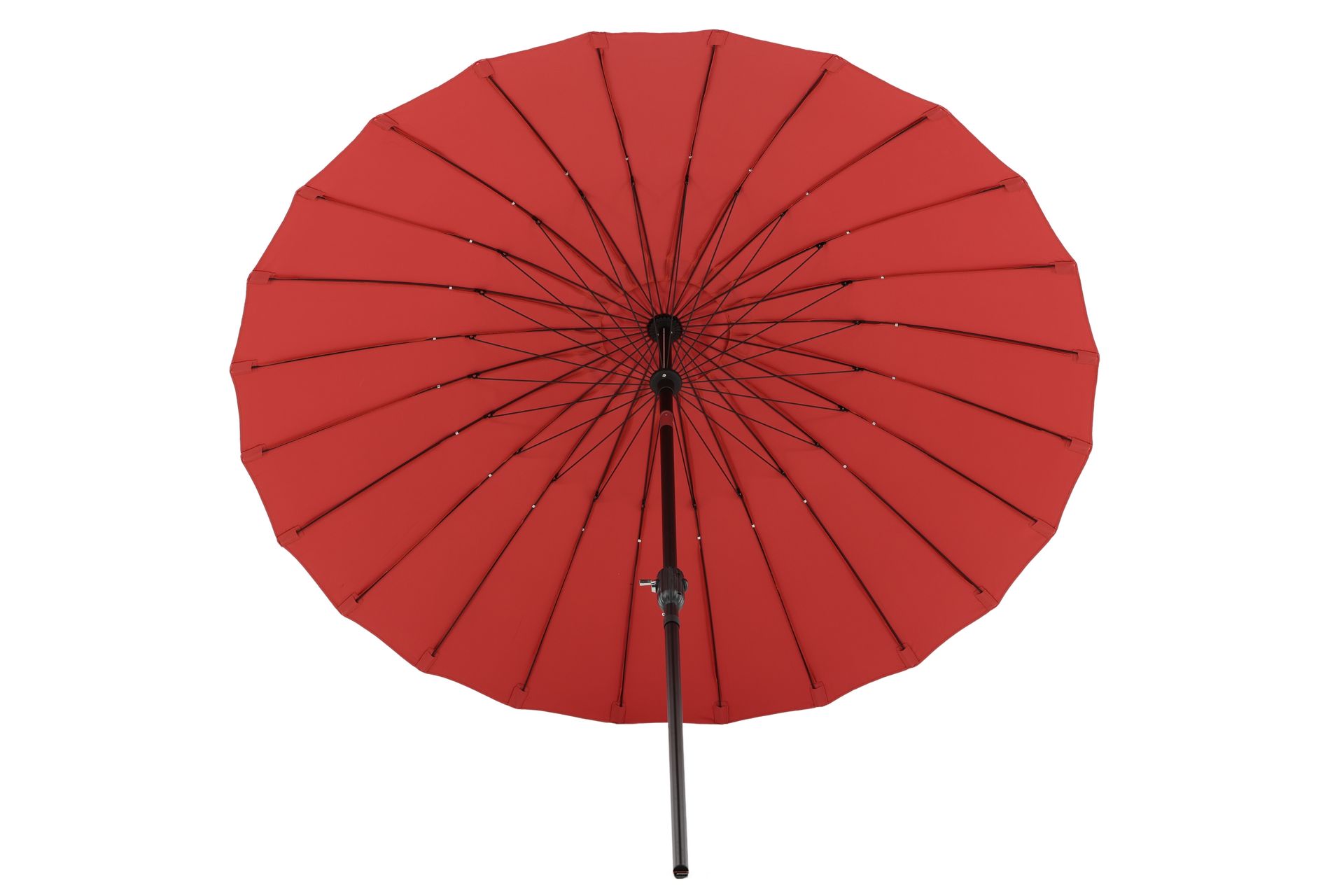 Palmetto Parasoll 270 cm - Rød - Hagemøbler - Solbeskyttelse - Parasoller