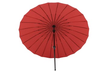 Palmetto Parasoll 270 cm - Rød - Hagemøbler - Solbeskyttelse - Parasoller