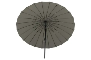 Palmetto Parasoll 270 cm - Grå - Hagemøbler - Solbeskyttelse - Parasoller - Baliparasoll
