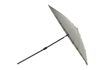 Palmetto Parasoll 270 cm - Grå - Hagemøbler - Solbeskyttelse - Parasoller - Baliparasoll