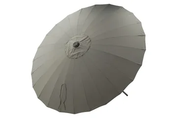 Palmetto Parasoll 270 cm - Grå - Hagemøbler - Solbeskyttelse - Parasoller - Baliparasoll