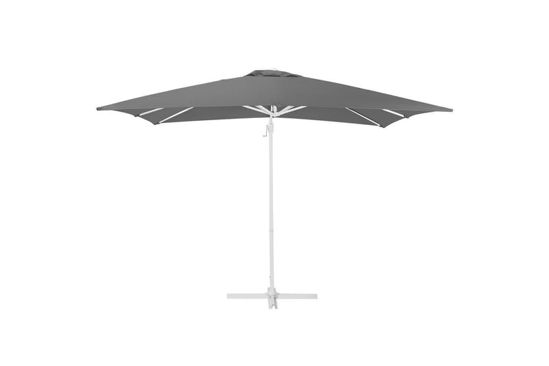 Paraply Monza - Grå, hvit - Hagemøbler - Solbeskyttelse - Parasoller - Hengeparasoll
