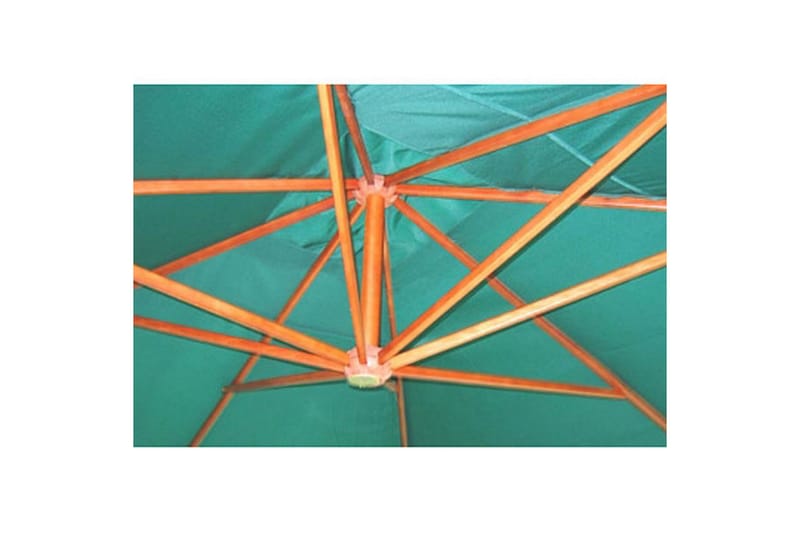 Parasol 300 x 400 cm grønn svevende - Grønn - Hagemøbler - Solbeskyttelse - Parasoller